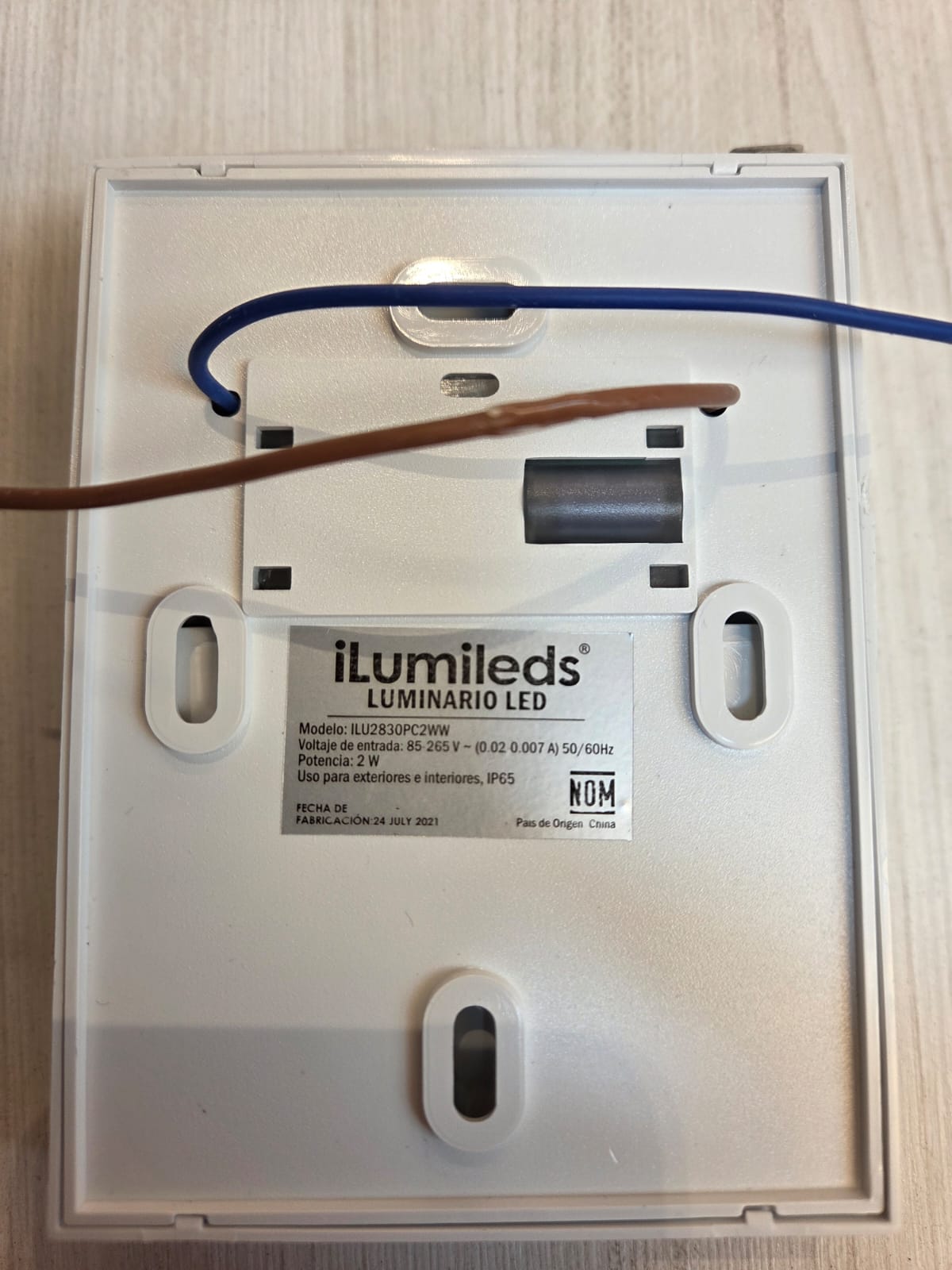 Luminario sobreponer