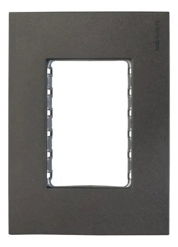Placa 2 módulos Antracita | Zenit