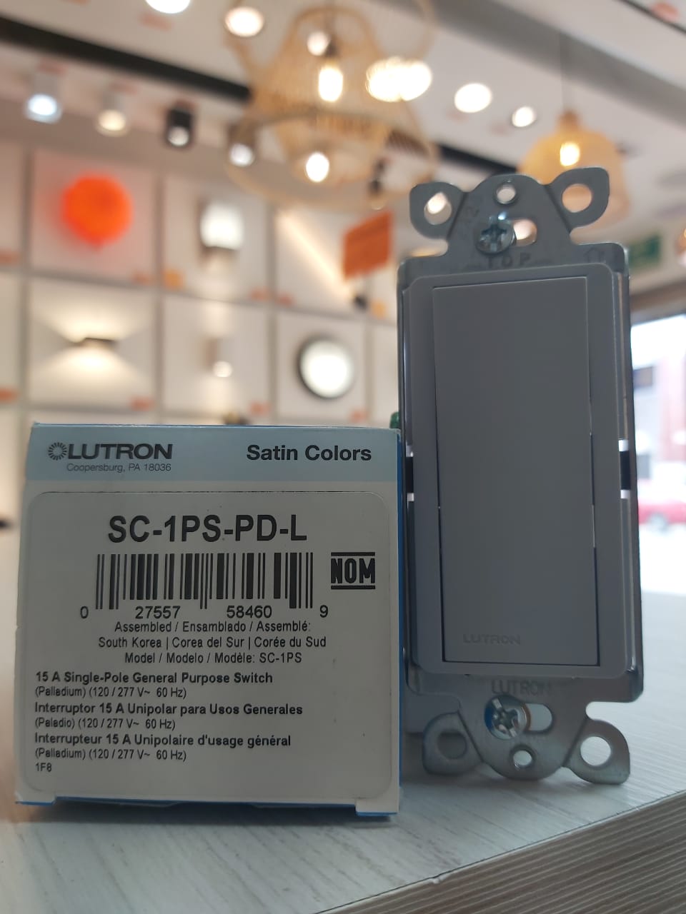 Lutron switch sencillo