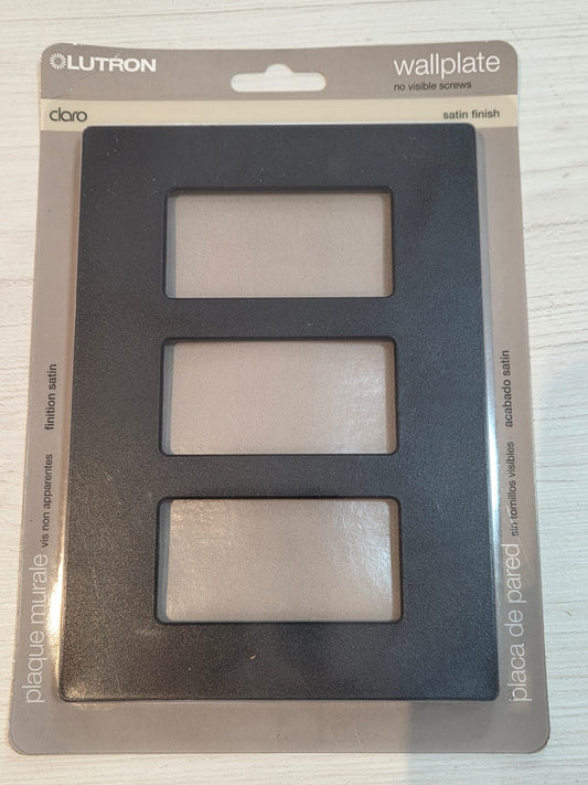 Lutron. Placa 3 gangs