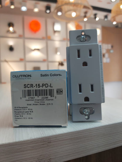Lutron receptáculo duplex