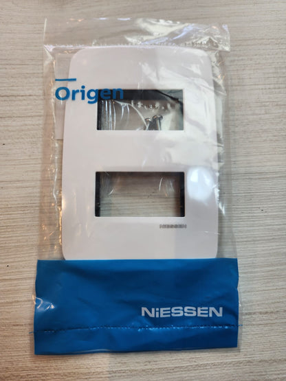 Origen Placa 1 +1 V / wallplate + support