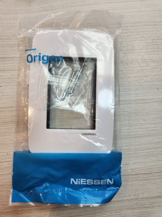 Origen Placa 3 V  blanco / wallplate + support